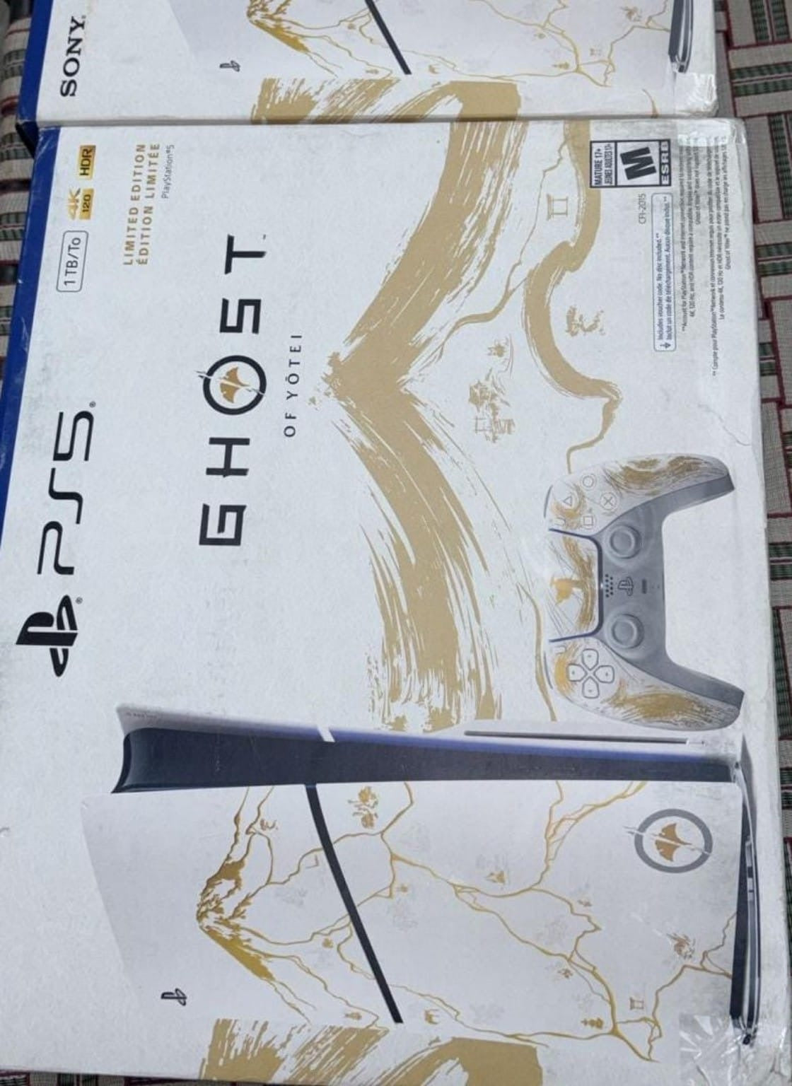 SEALED PACK ✔️ PlayStation®5 Console – Ghost of Yōtei Gold Limited Edition Bundle (slim)