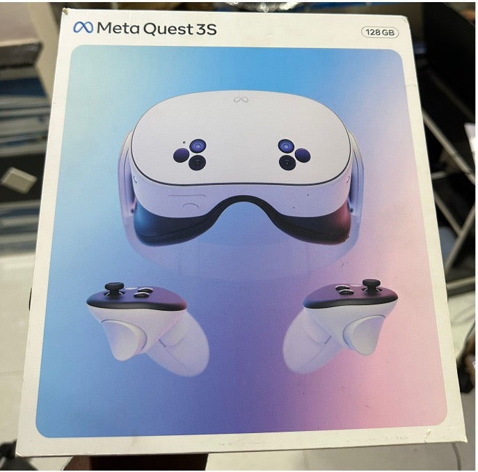 SEALED PACK ✔️ Meta Quest 3S 128GB — Advanced All-in-One Mixed Reality Console - White