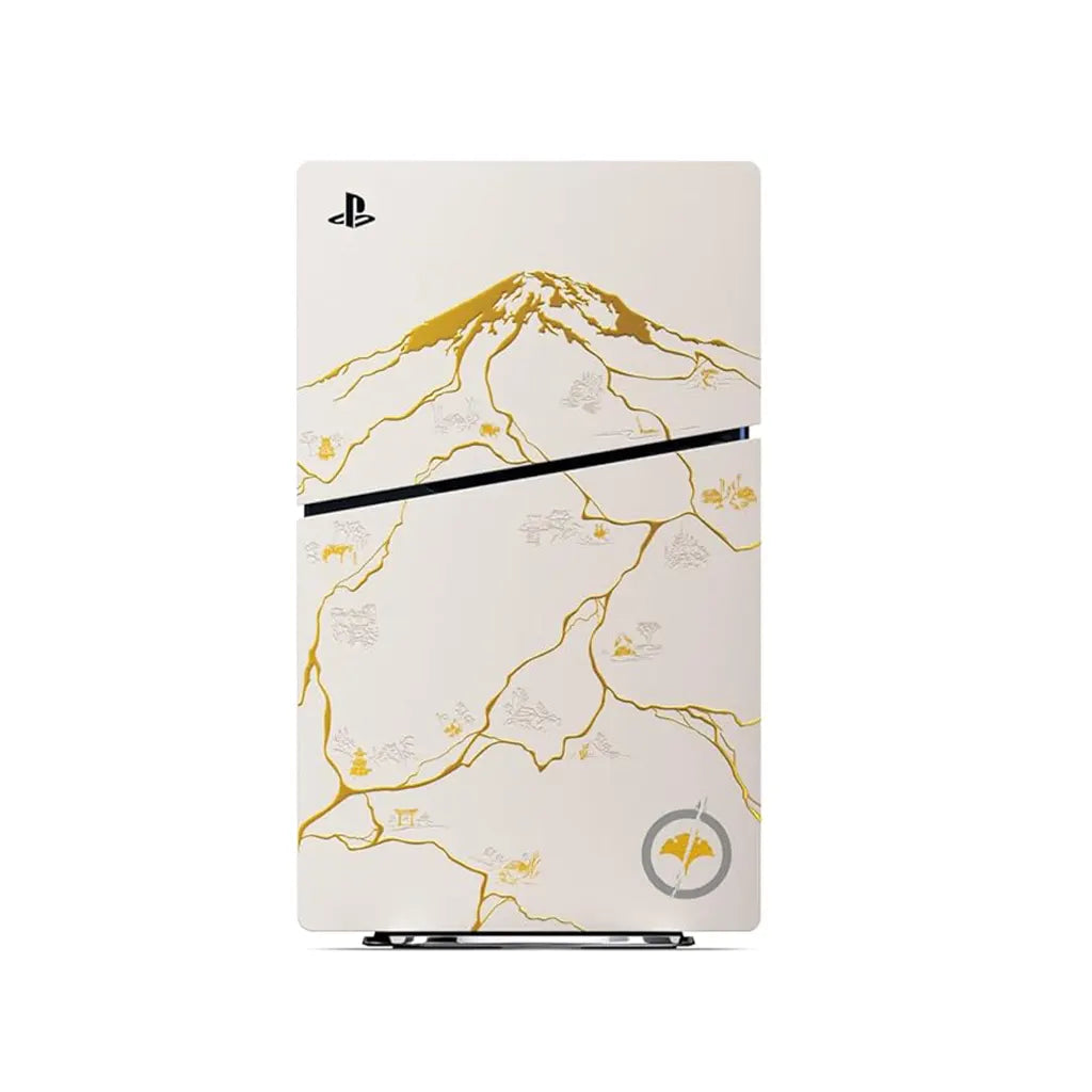 SEALED PACK ✔️ PS5® Slim Disk Edition Console Cover – Ghost of Yōtei Gold Limited Edition
